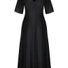 Donna Bomboogie Abiti>Abito Con Scollo A V Cotone Organico
