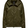Donna Bomboogie Giacche Leggere>Antibes Jacket - Giacca In Nylon Laminato Con Cappuccio