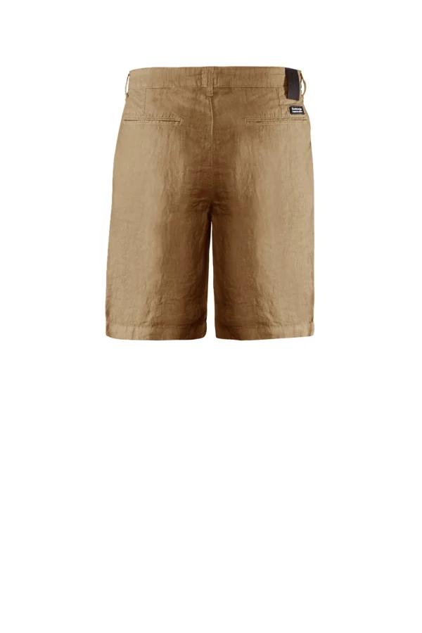Uomo Bomboogie Bermuda & Shorts>Bermuda Chino In Lino Con Pinces