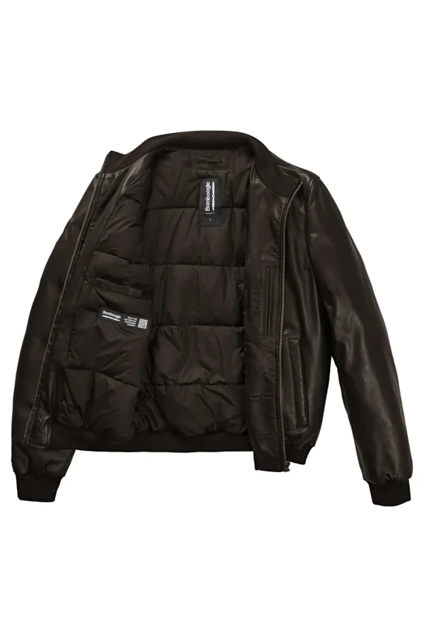Uomo Bomboogie Giacche In Pelle>Bomber In Pelle Kall
