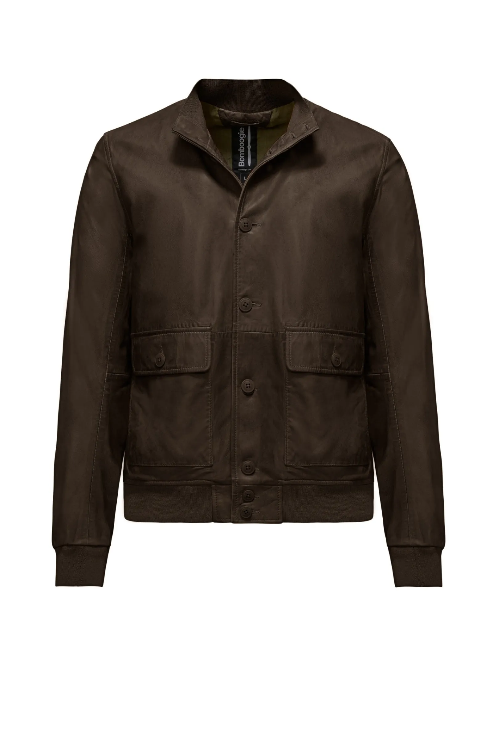 bomber_in_pelle_walt_3.webp Uomo Bomboogie Giacche In Pelle>Bomber In Pelle Walt