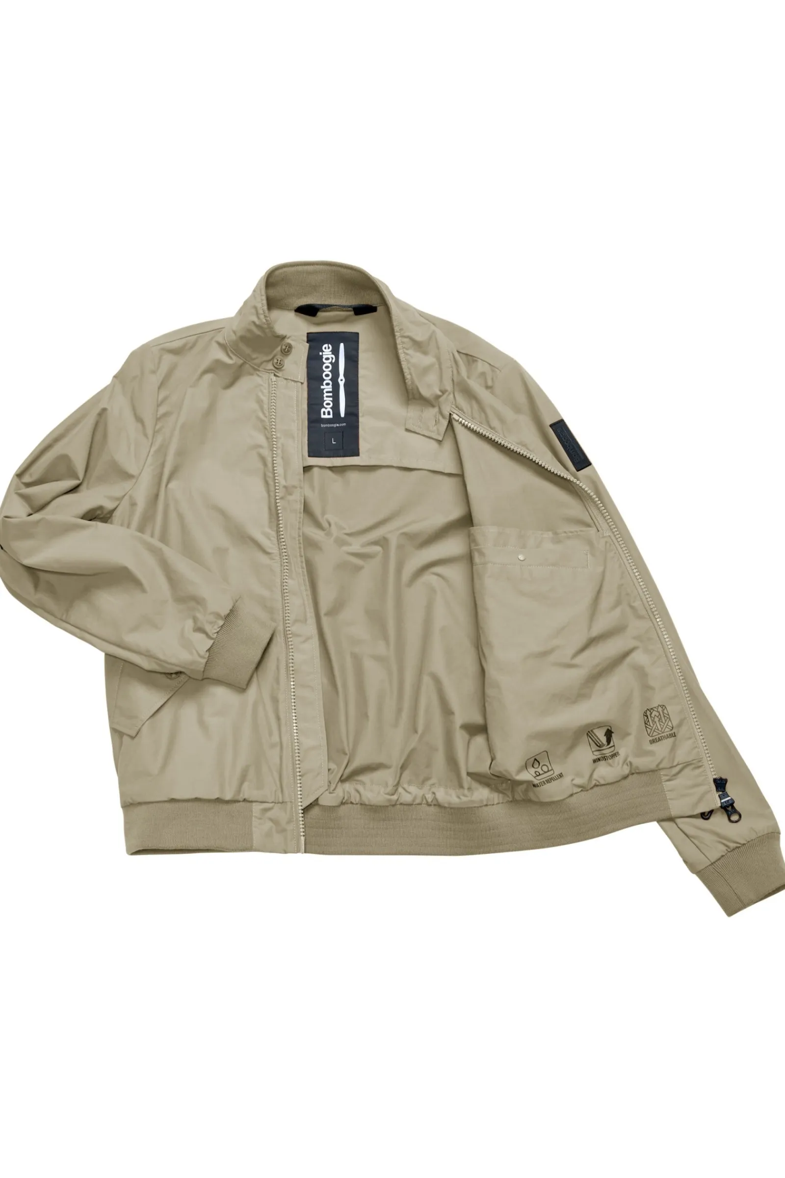 bomber_sfoderato_con_collo_alto_3.webp Uomo Bomboogie Bomber>Bomber Sfoderato Con Collo Alto