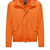 Uomo Bomboogie Bomber>Bomber Sfoderato In Nylon Increspato