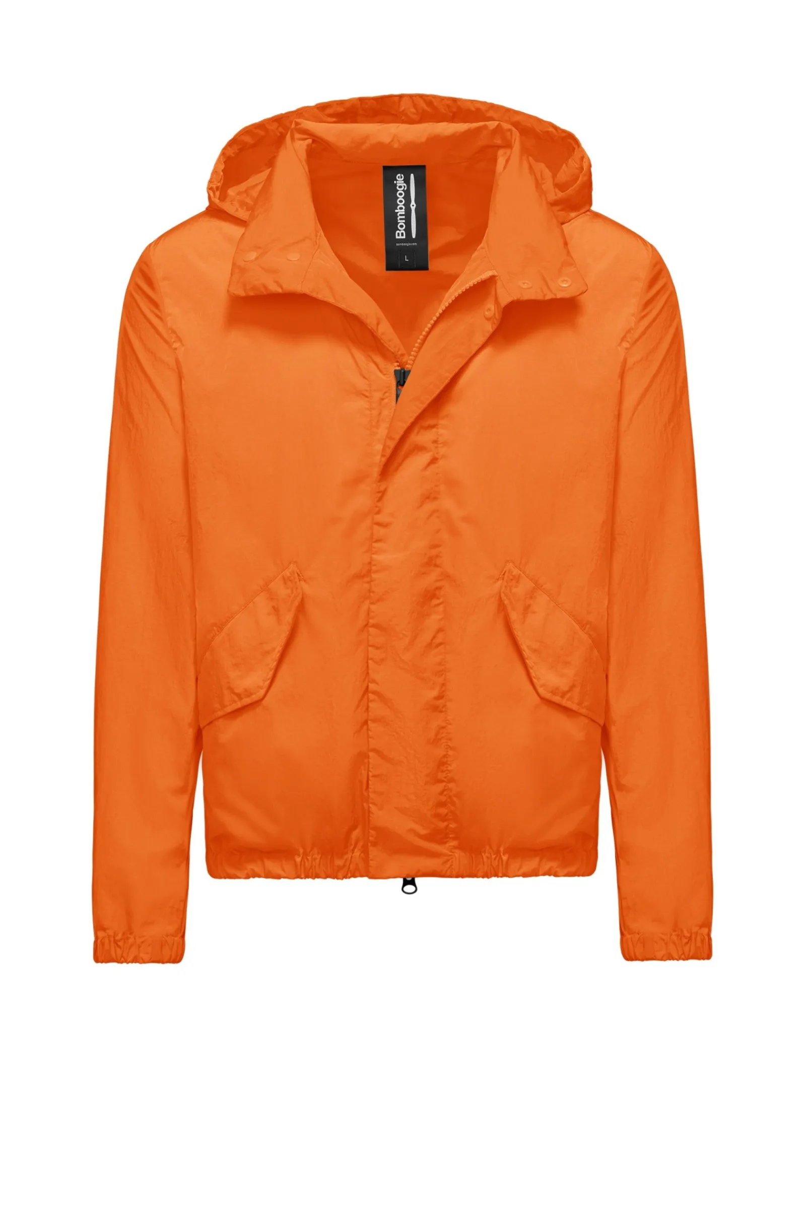 bomber_sfoderato_in_nylon_increspato_0.webp Uomo Bomboogie Bomber>Bomber Sfoderato In Nylon Increspato