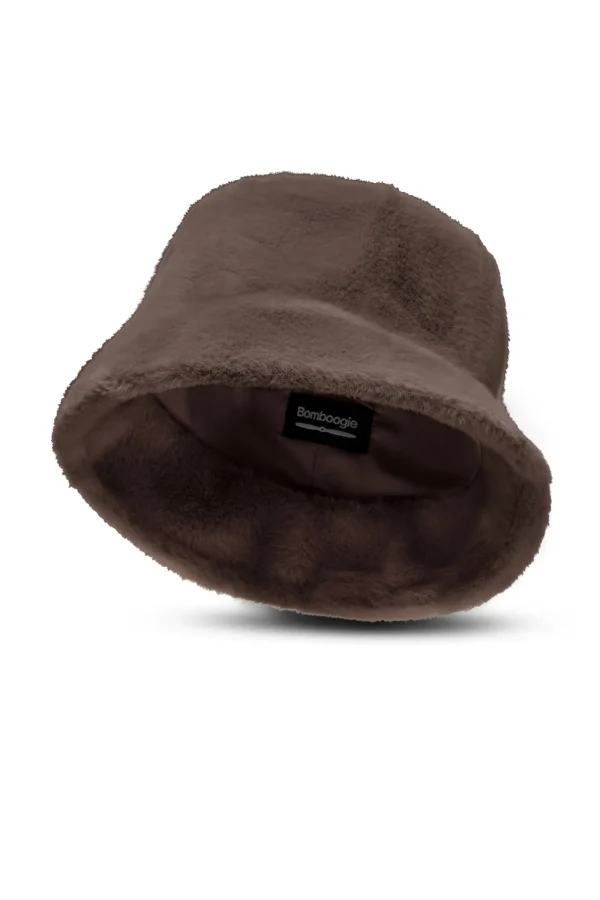 Donna Bomboogie Berretti & Sciarpe>Bucket Hat In Ecopellicia A Pelo Corto