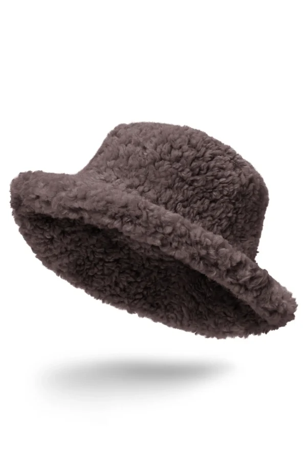 Donna Bomboogie Berretti & Sciarpe>Bucket Hat In Sherpa