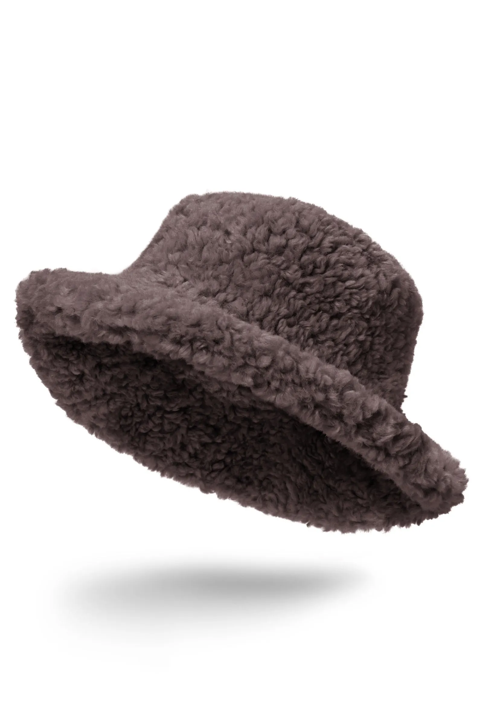 bucket_hat_in_sherpa_4.webp Donna Bomboogie Berretti & Sciarpe>Bucket Hat In Sherpa