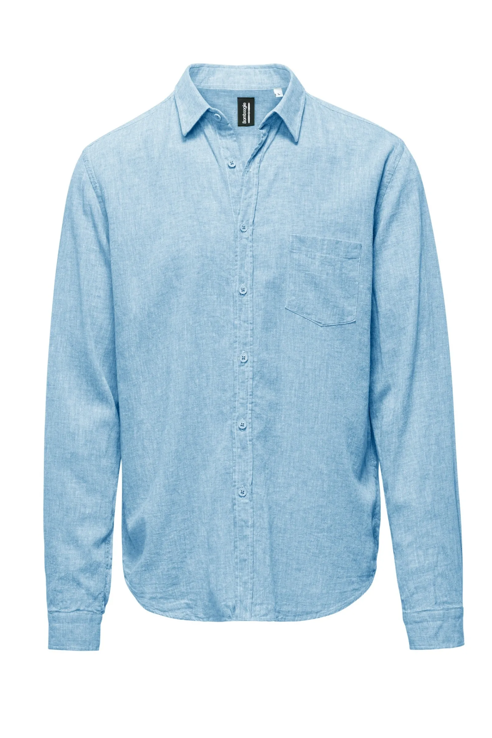 camicia_con_taschino_0.webp Uomo Bomboogie Camicie>Camicia Con Taschino