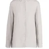Donna Bomboogie Camicie>Camicia In Lino Con Colletto