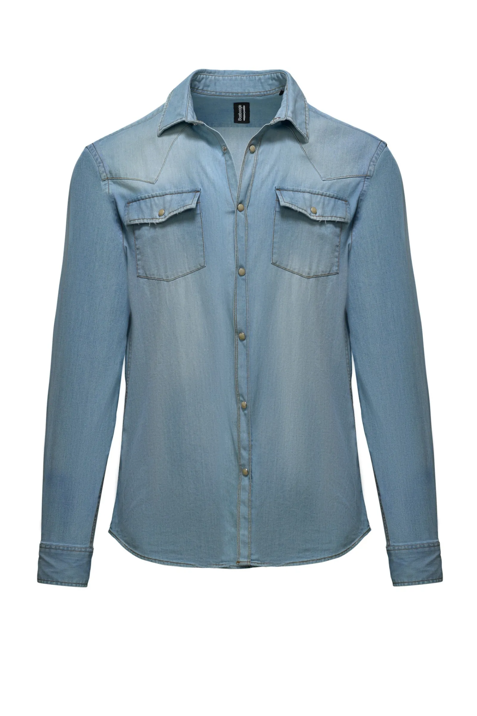 camicia_rodeo_in_denim_elasticizzato_4.webp Uomo Bomboogie Camicie>Camicia Rodeo In Denim Elasticizzato