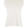 Donna Bomboogie T-Shirts>Canotta Girocollo In Cotone Con Bordino