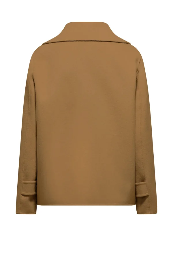 Donna Bomboogie Cappotti>Cappotto Corto Doppiopetto Con Revers