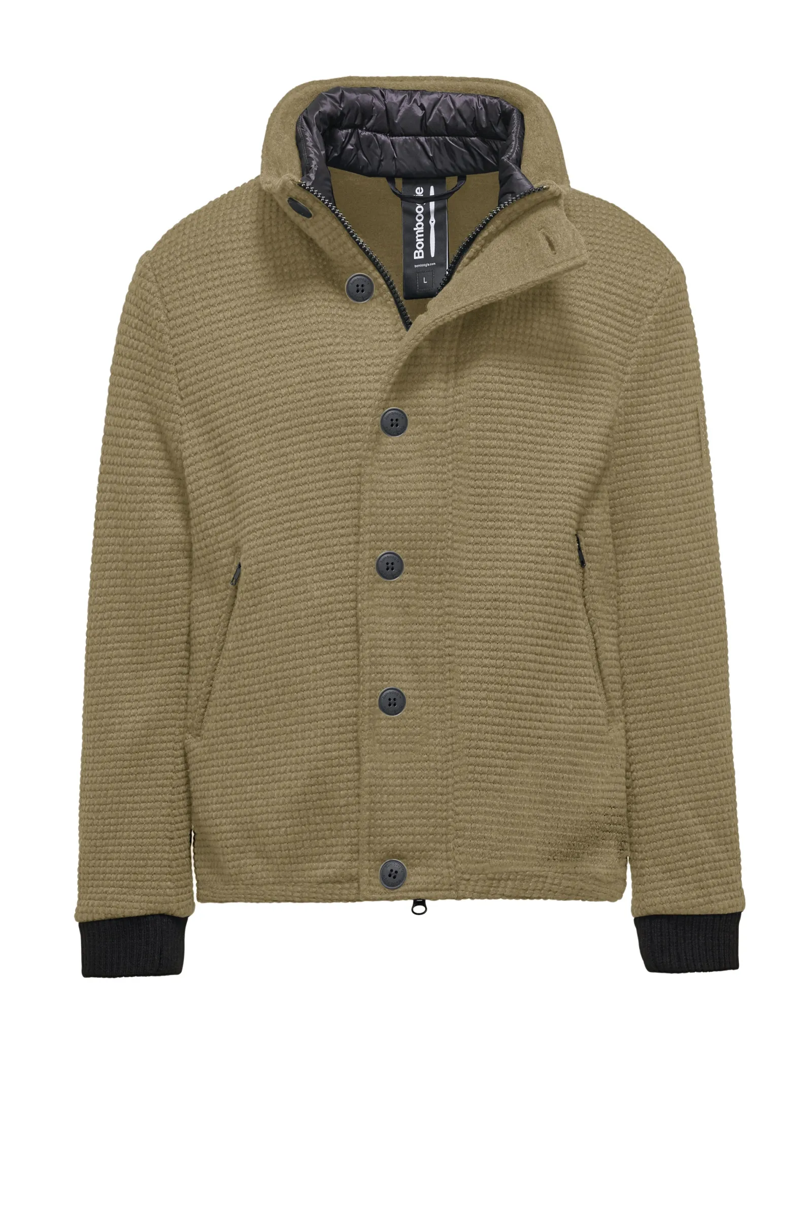 cappotto_corto_in_lana_cotta_con_bottoni_1.webp Uomo Bomboogie Cappotti>Cappotto Corto In Lana Cotta Con Bottoni