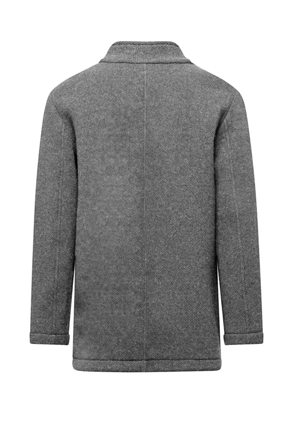 Uomo Bomboogie Cappotti>Cappotto In Lana Cotta Collo Alto