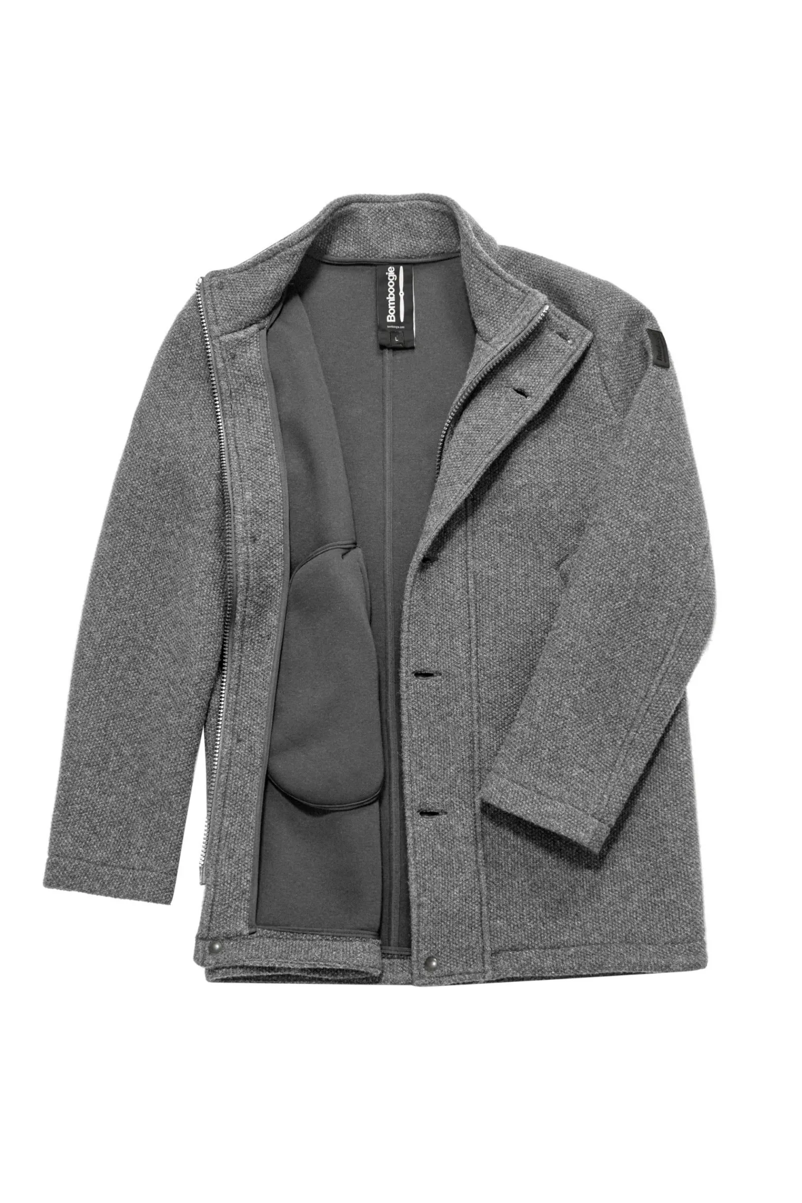 cappotto_in_lana_cotta_collo_alto_3.webp Uomo Bomboogie Cappotti>Cappotto In Lana Cotta Collo Alto