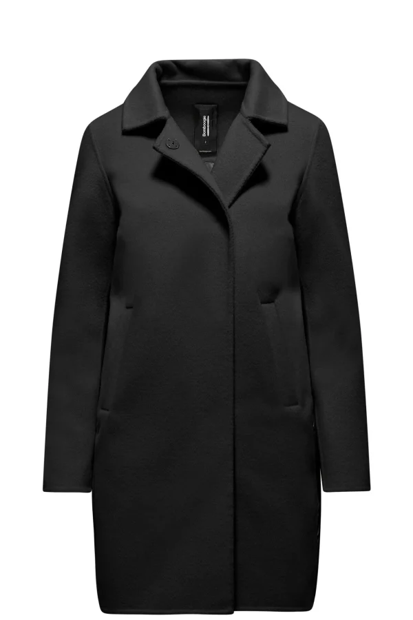Donna Bomboogie Cappotti>Cappotto In Panno Di Lana E Nylon