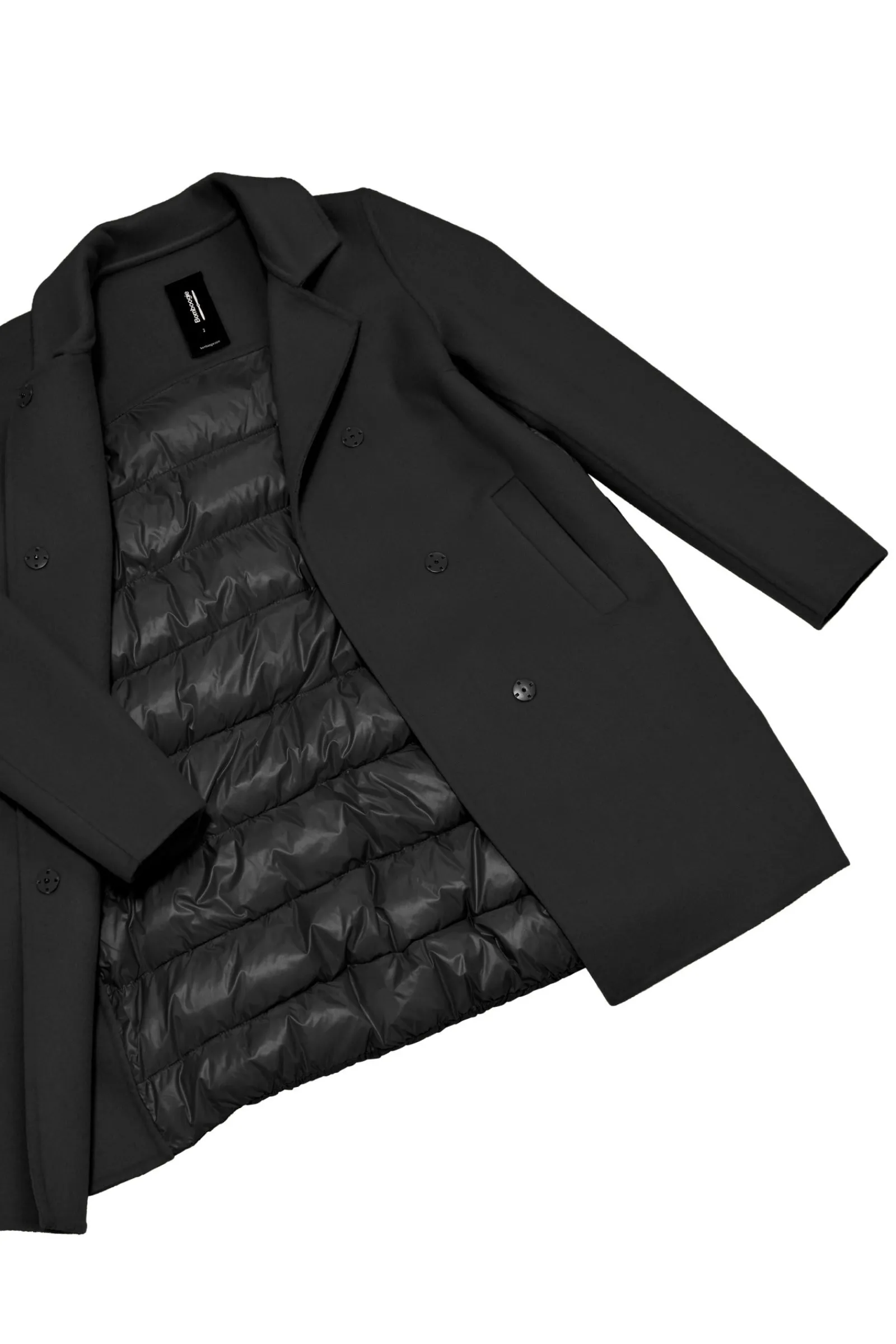 cappotto_in_panno_di_lana_e_nylon_3.webp Donna Bomboogie Cappotti>Cappotto In Panno Di Lana E Nylon