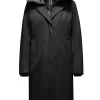 Donna Bomboogie Cappotti>Cappotto Lungo Donna Con Davantino Staccabile