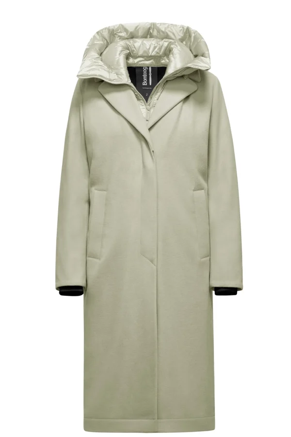 Donna Bomboogie Cappotti>Cappotto Lungo Donna Con Davantino Staccabile