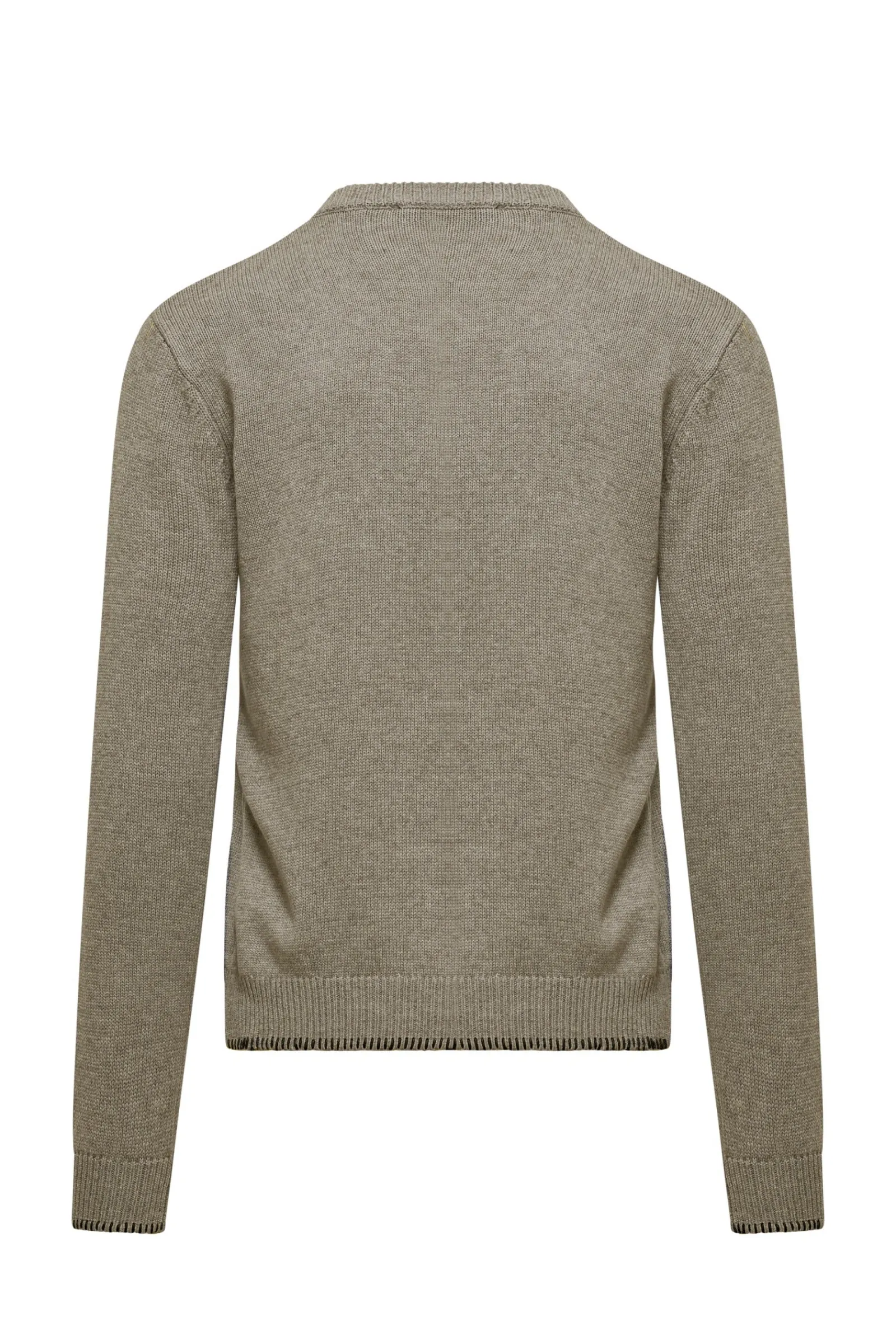 cardigan_girocollo_con_zip_3.webp Uomo Bomboogie Maglioni & Pullover>Cardigan Girocollo Con Zip