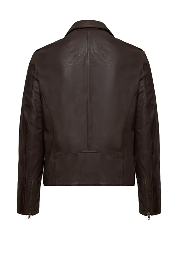 Uomo Bomboogie Giacche In Pelle>Chiodo In Pelle Ecto