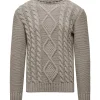 Uomo Bomboogie Maglioni & Pullover>Dolcevita A Trecce