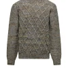 Uomo Bomboogie Maglioni & Pullover>Dolcevita Con Filato Multicolore