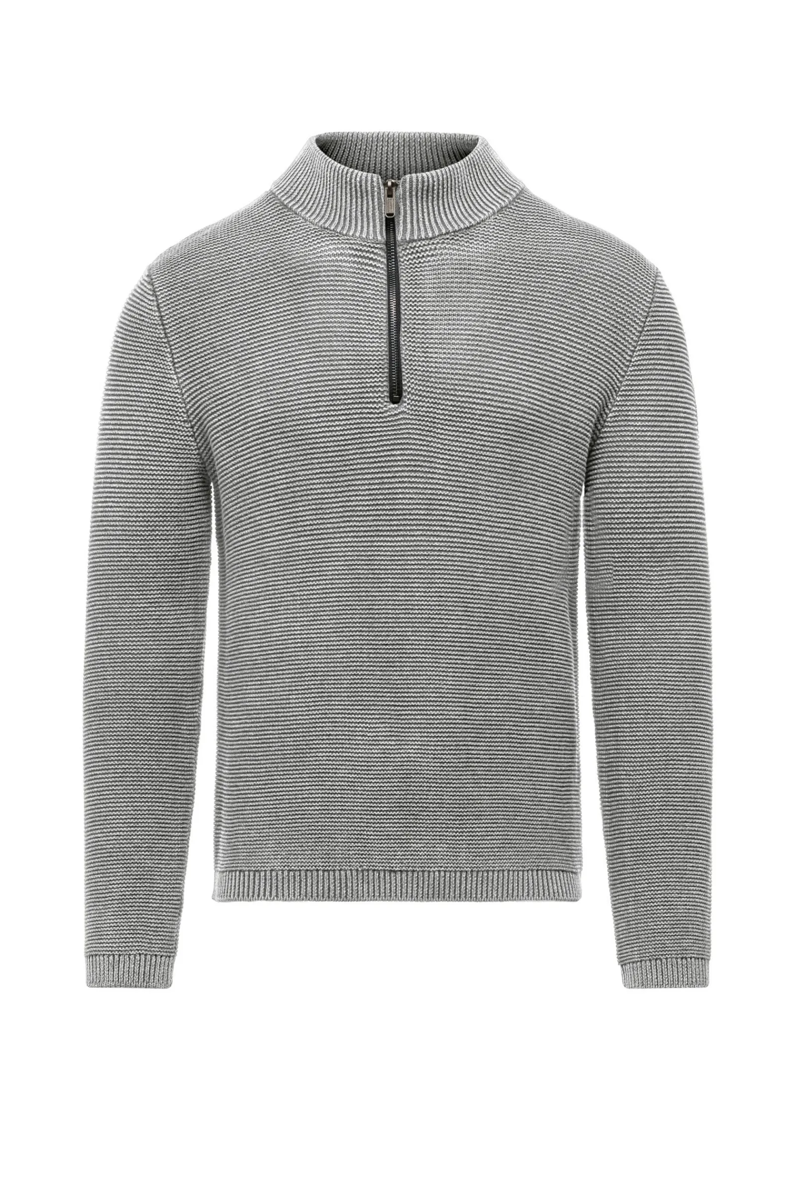 dolcevita_con_zip_in_cotone_tinto_a_freddo_3.webp Uomo Bomboogie Maglioni & Pullover>Dolcevita Con Zip In Cotone Tinto A Freddo