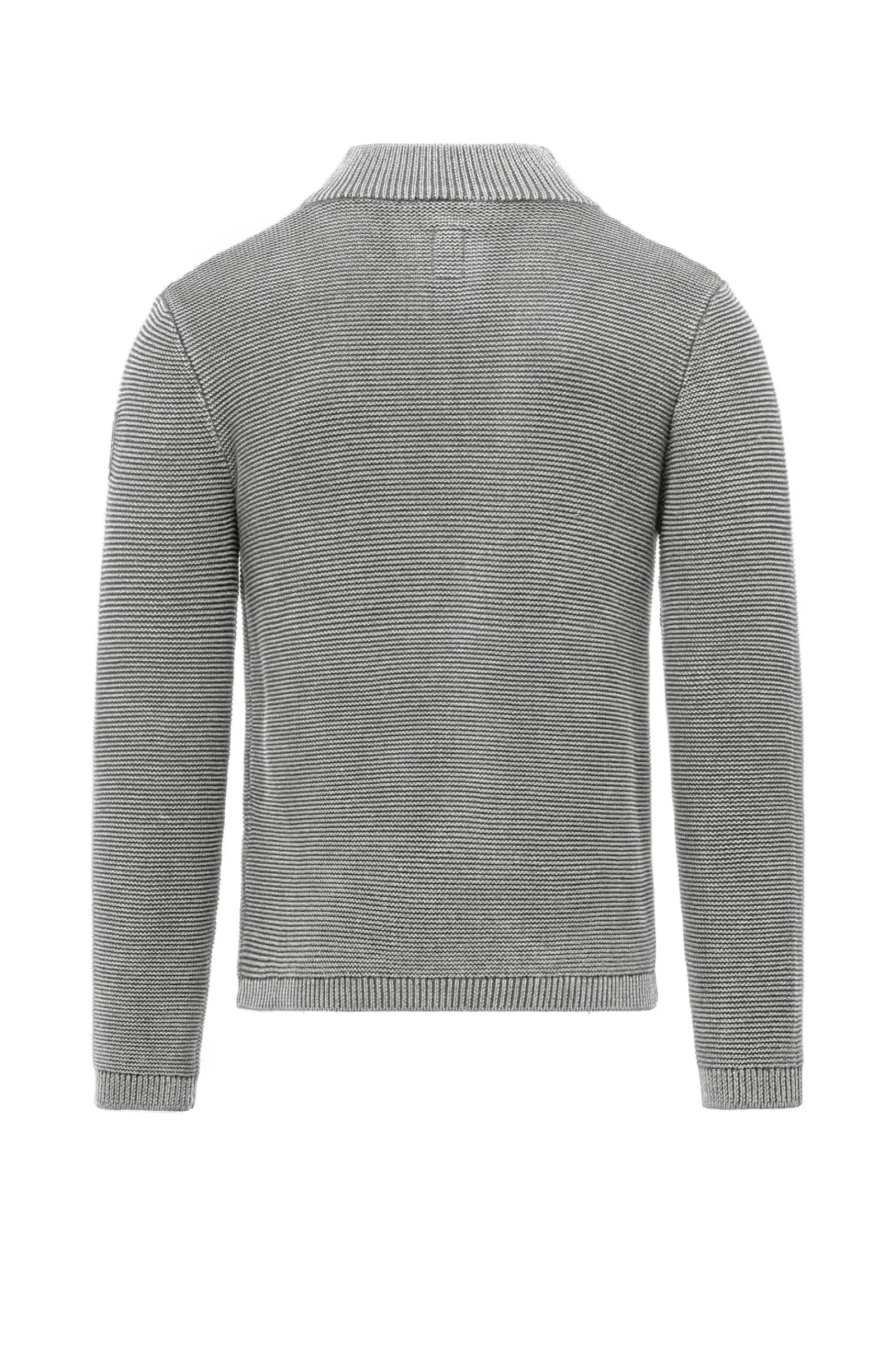 dolcevita_con_zip_in_cotone_tinto_a_freddo_4.webp Uomo Bomboogie Maglioni & Pullover>Dolcevita Con Zip In Cotone Tinto A Freddo