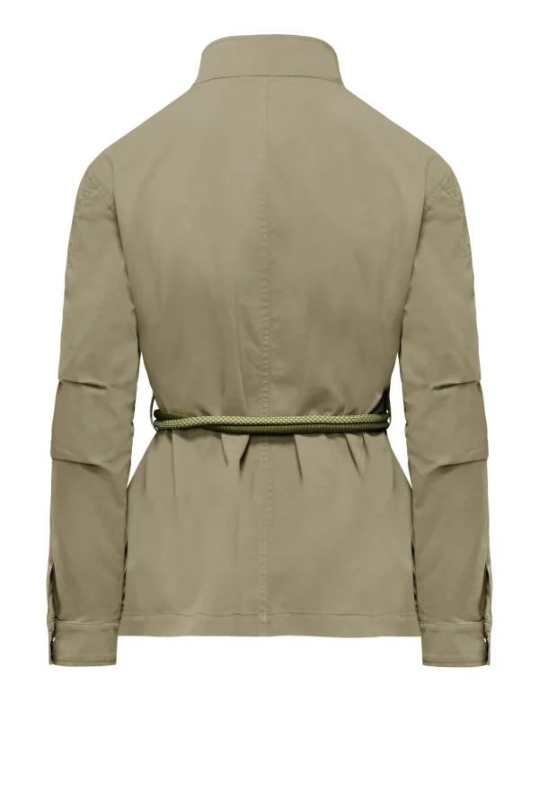 Donna Bomboogie Giacche Leggere>Field Jacket Sfoderata Con Cintura In Corda Bicolore