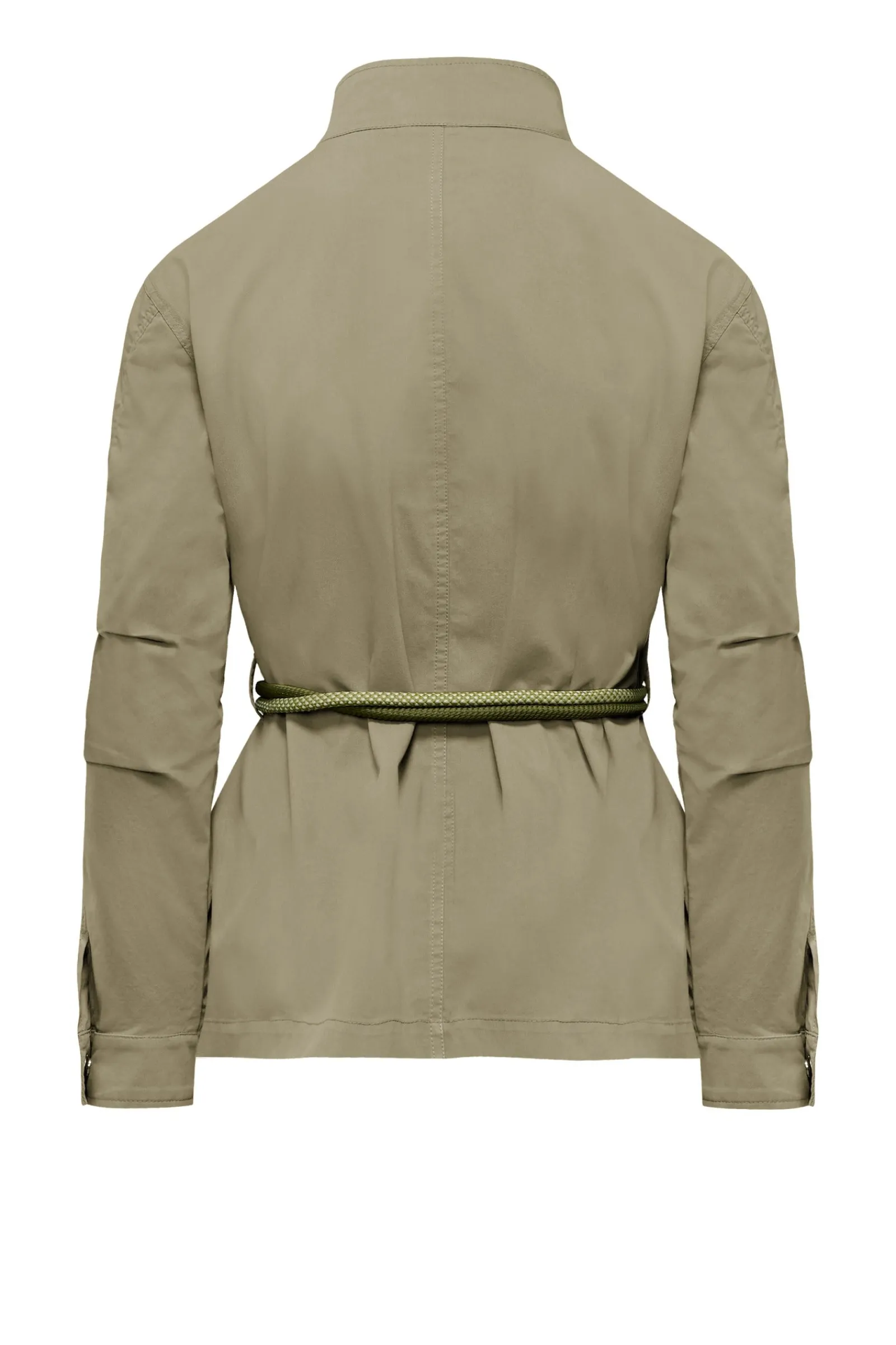 Donna Bomboogie Giacche Leggere>Field Jacket Sfoderata Con Cintura In Corda Bicolore