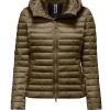 Donna Bomboogie Piumini Leggeri>Giacca Con Cappuccio In Nylon Brillante Imbottitura Sintetica