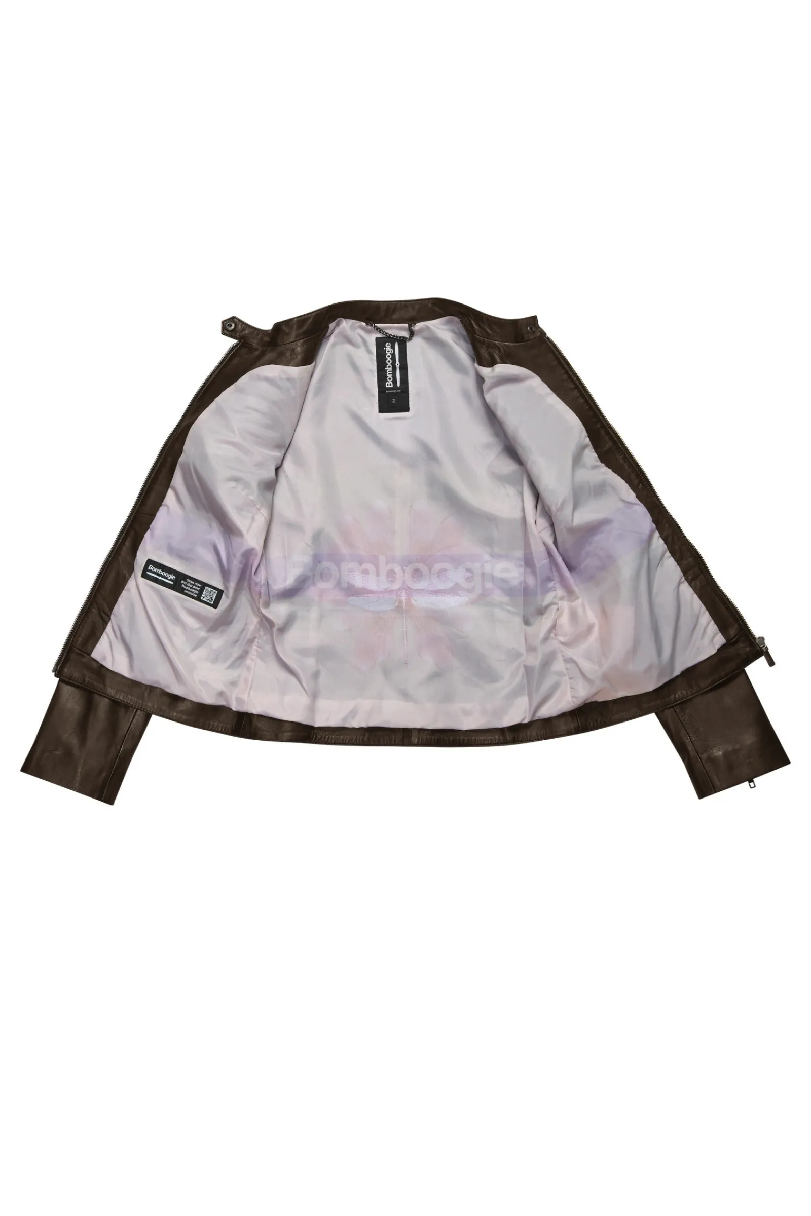 giacca_di_pelle_luxe_3.webp Donna Bomboogie Giacche In Pelle>Giacca Di Pelle Luxe