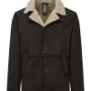 Uomo Bomboogie Giacche In Pelle>Giacca In Vera Pelle Con Bottoni