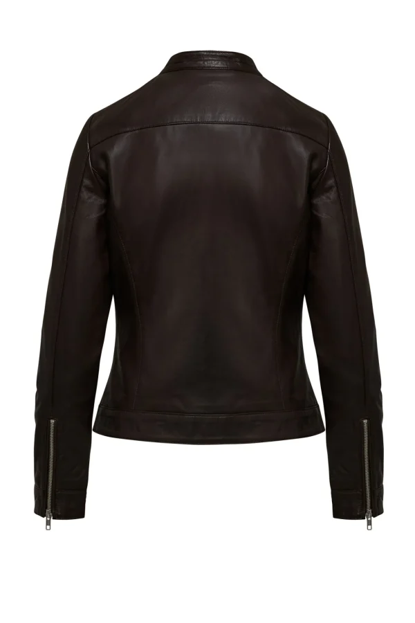 Donna Bomboogie Giacche In Pelle>Giacca In Vera Pelle Con Collo