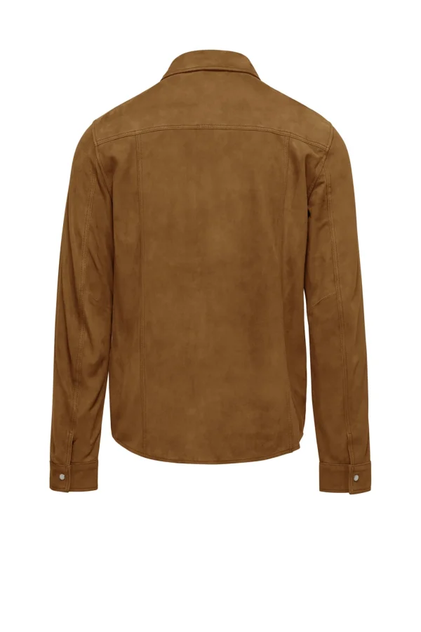 Uomo Bomboogie Giacche In Pelle>Giacca-Camicia In Pelle Cash