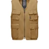 Uomo Bomboogie Smanicati>Gilet Multitasche In Popeline Di Cotone