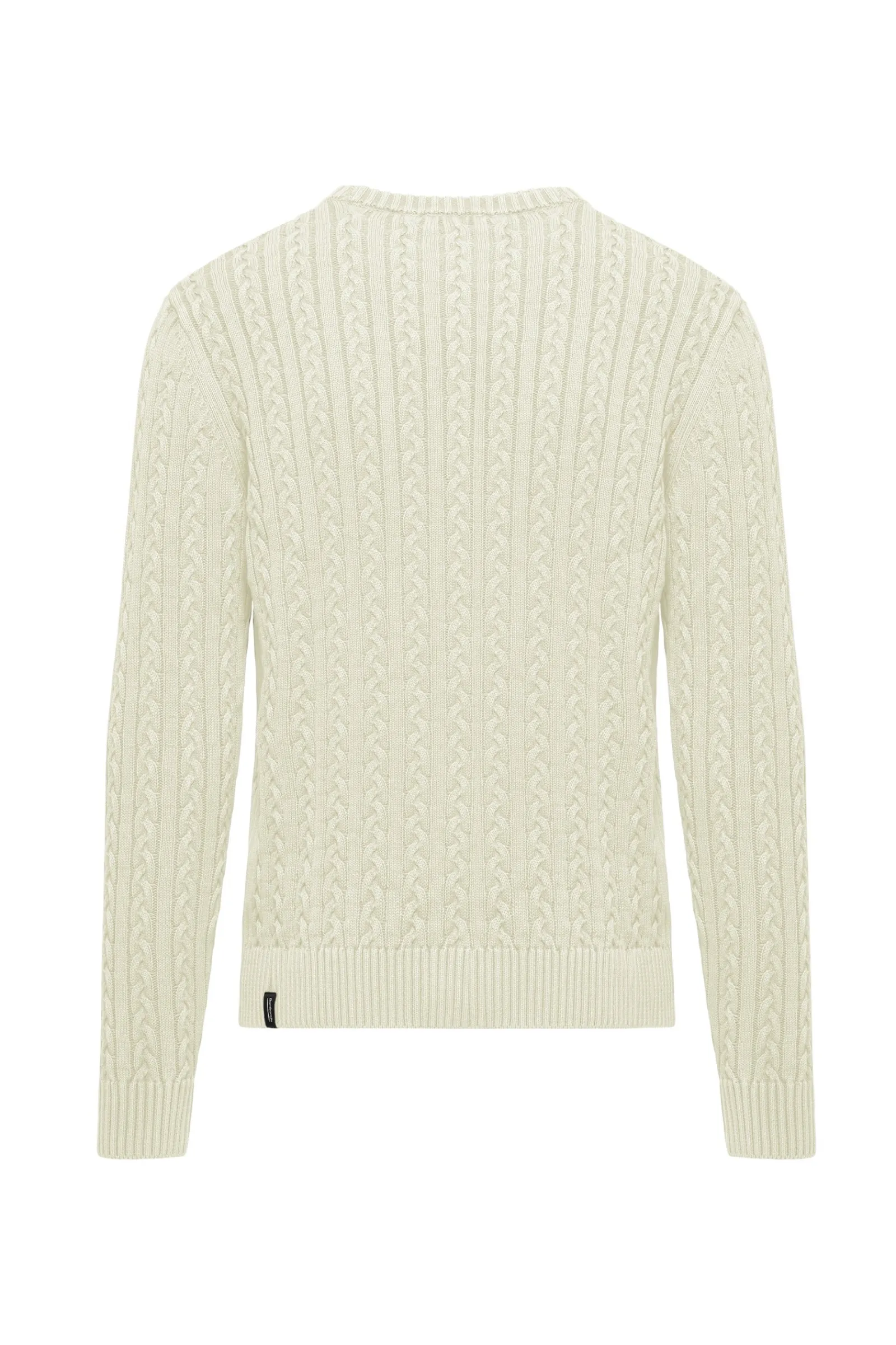 girocollo_a_treccia_in_cotone_3.webp Uomo Bomboogie Maglioni & Pullover>Girocollo A Treccia In Cotone