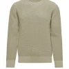 Uomo Bomboogie Maglioni & Pullover>Girocollo Misto Lana A Coste