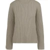 Donna Bomboogie Maglioni & Pullover>Maglia Girocollo A Coste In Misto Lana