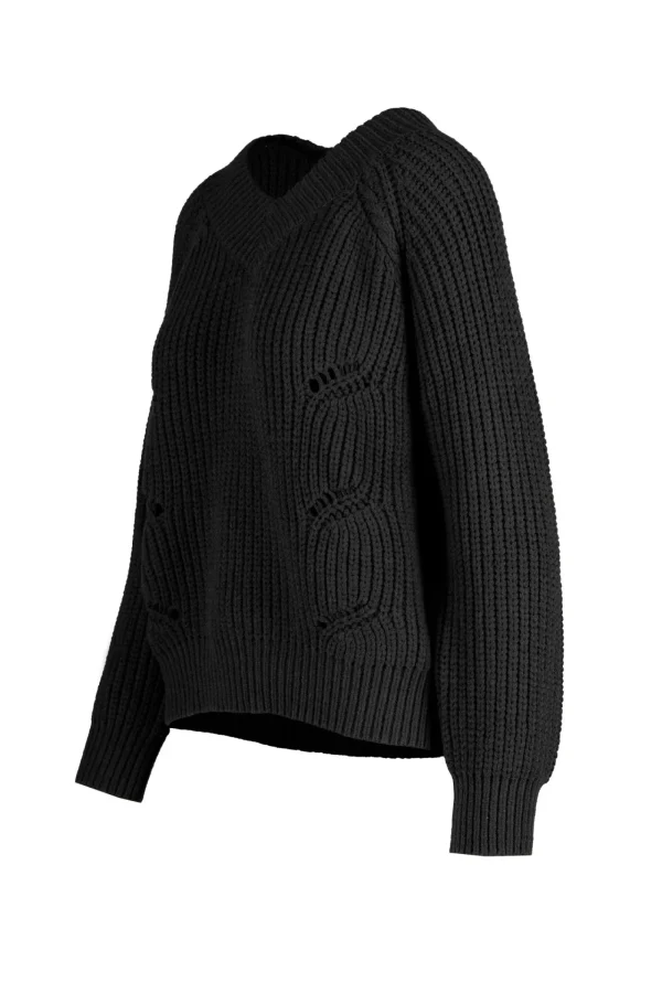 Donna Bomboogie Maglioni & Pullover>Maglia Scollo A V In Misto Lana
