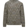 Uomo Bomboogie Maglioni & Pullover>Maglione Girocollo Filato Multicolore