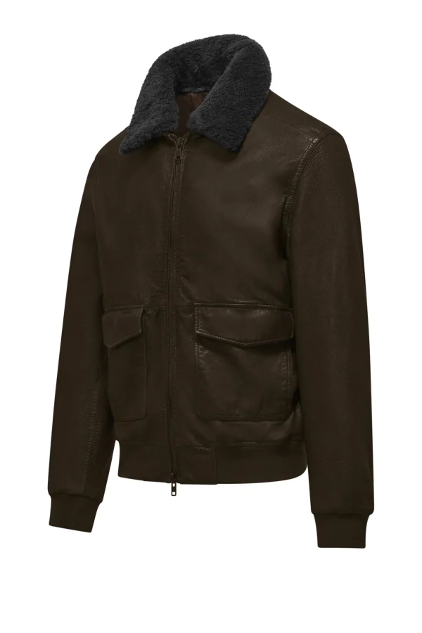 Uomo Bomboogie Giacche In Pelle>Montone In Vera Pelle