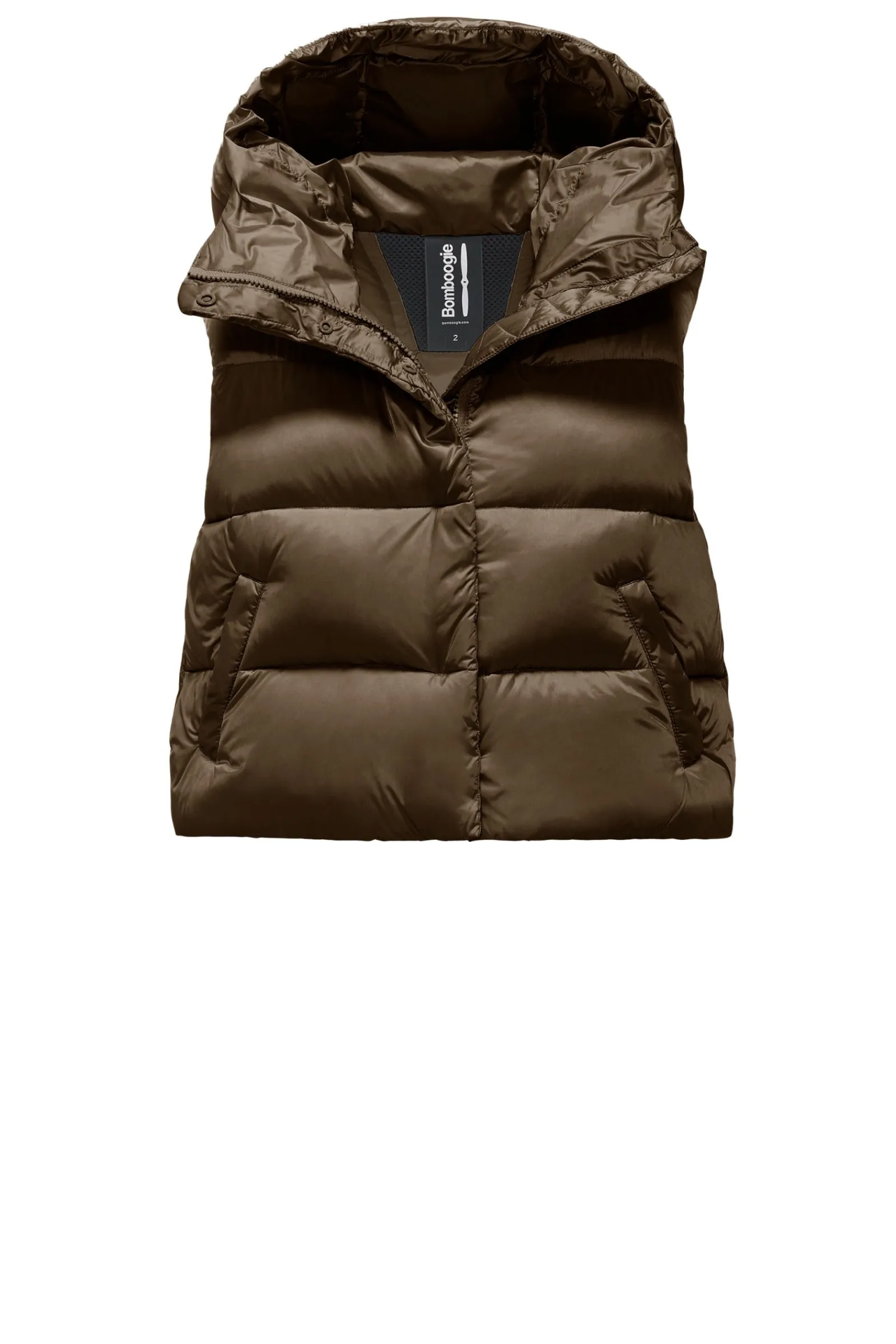 Donna Bomboogie Smanicati>Ottawa Vest - Piumino Corto Smanicato In Nylon Bright