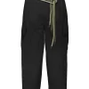 Donna Bomboogie Pantaloni>Pantaloni Cargo Balloon Fit Con Cintura In Corda Bicolore