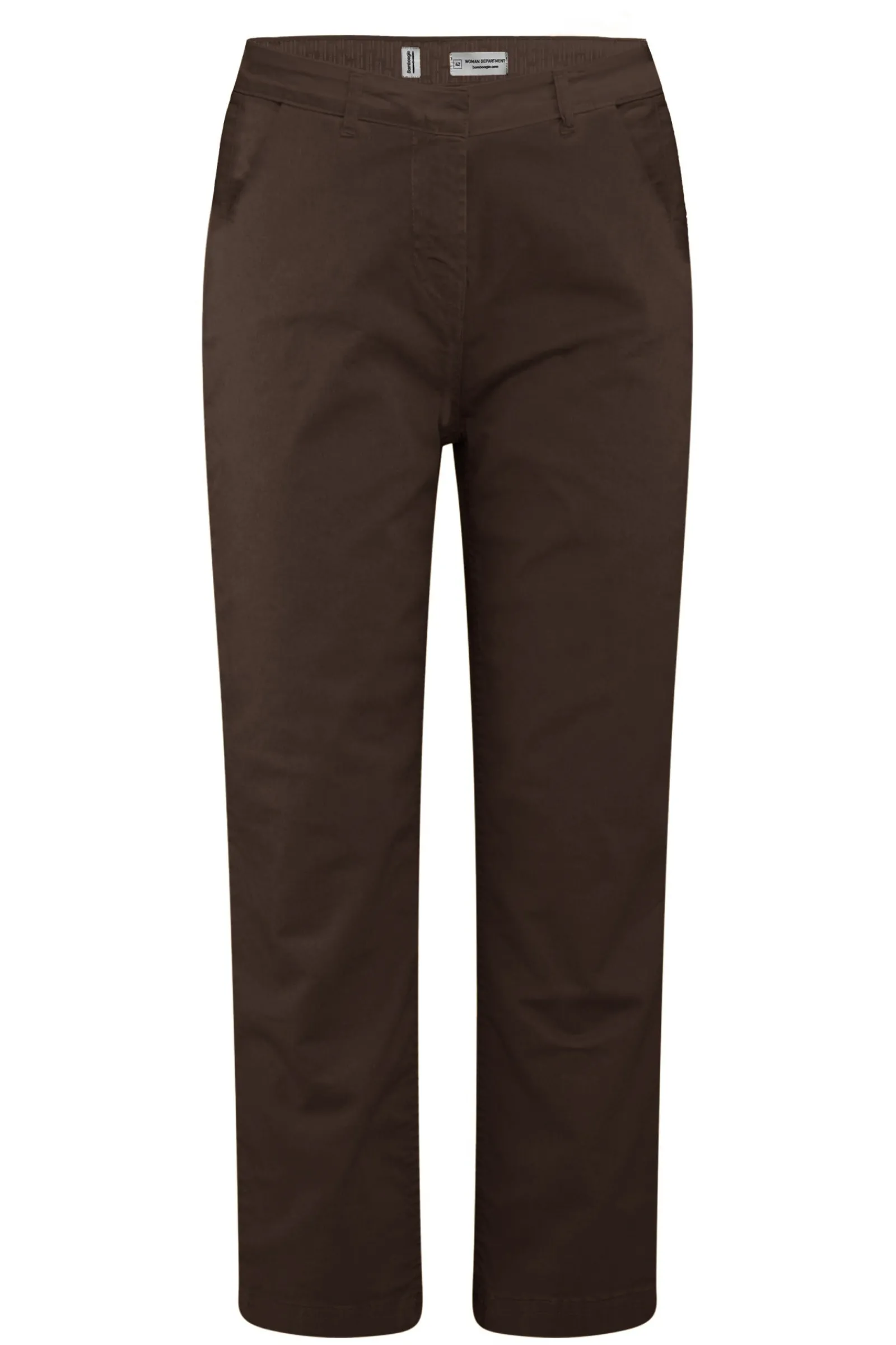 pantaloni_chino_in_raso_di_cotone_stretch_pesante_6.webp Donna Bomboogie Pantaloni>Pantaloni Chino In Raso Di Cotone Stretch Pesante