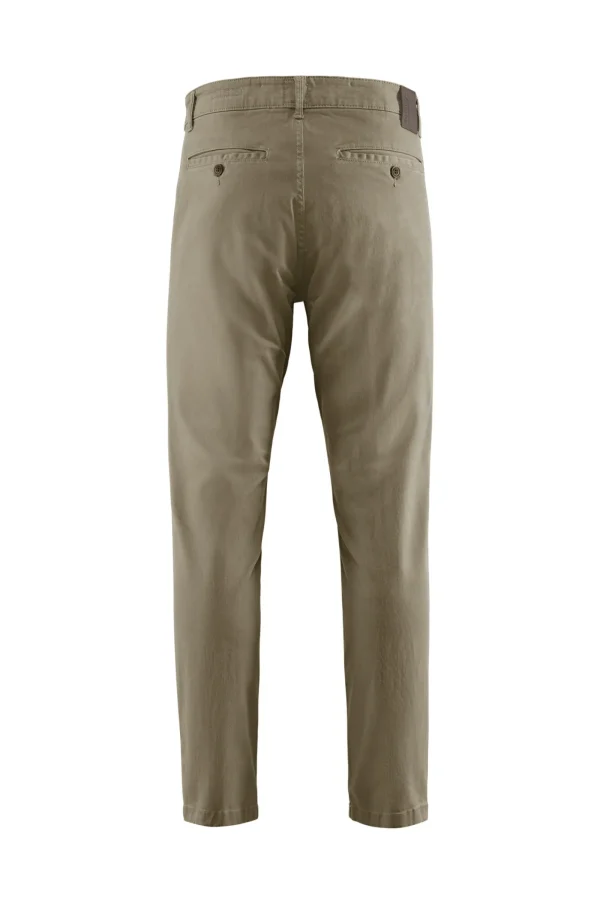 Uomo Bomboogie Pantaloni>Pantaloni Chino Slim Fit In Gabardina Di Cotone