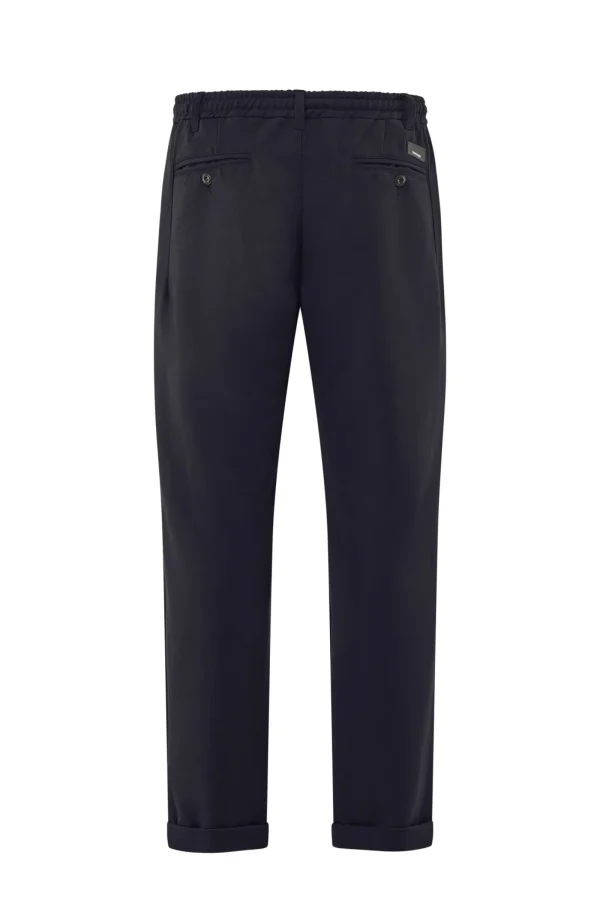 Uomo Bomboogie Pantaloni>Pantaloni Gang Comfy Fit In Tessuto Stretch