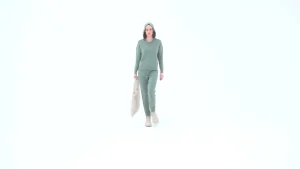 Donna Bomboogie Pantaloni>Pantaloni Jogger In Maglia Senza Cuciture