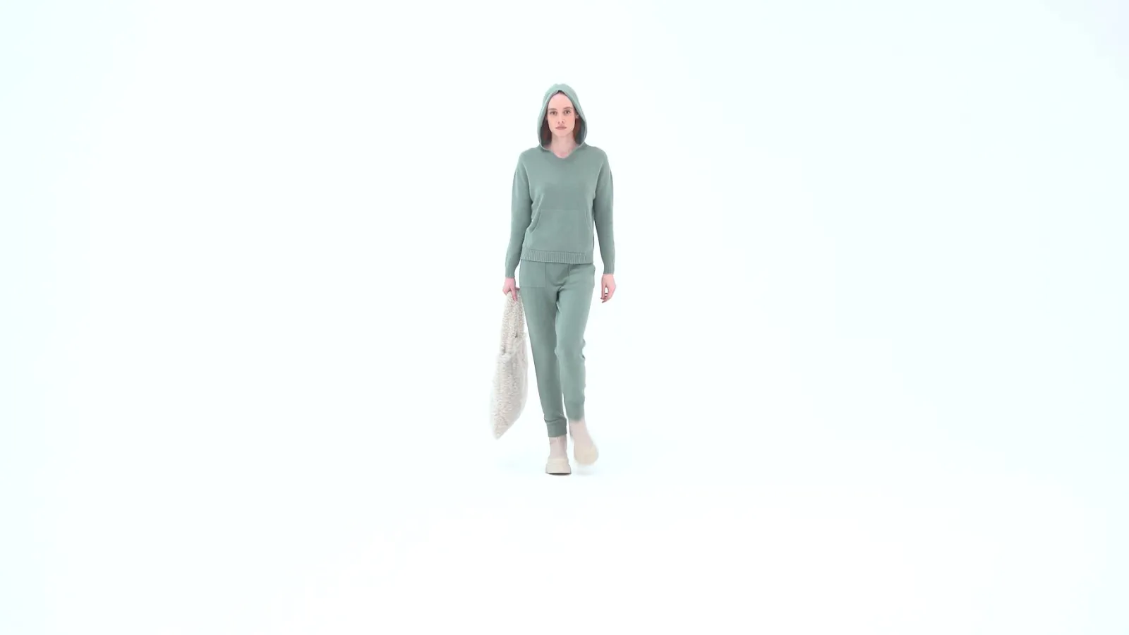 pantaloni_jogger_in_maglia_senza_cuciture_5.webp Donna Bomboogie Pantaloni>Pantaloni Jogger In Maglia Senza Cuciture